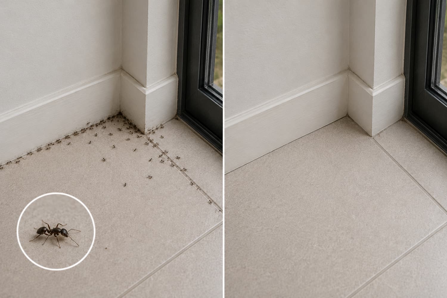 Invasion de fourmis dans une cuisine à Lyon
