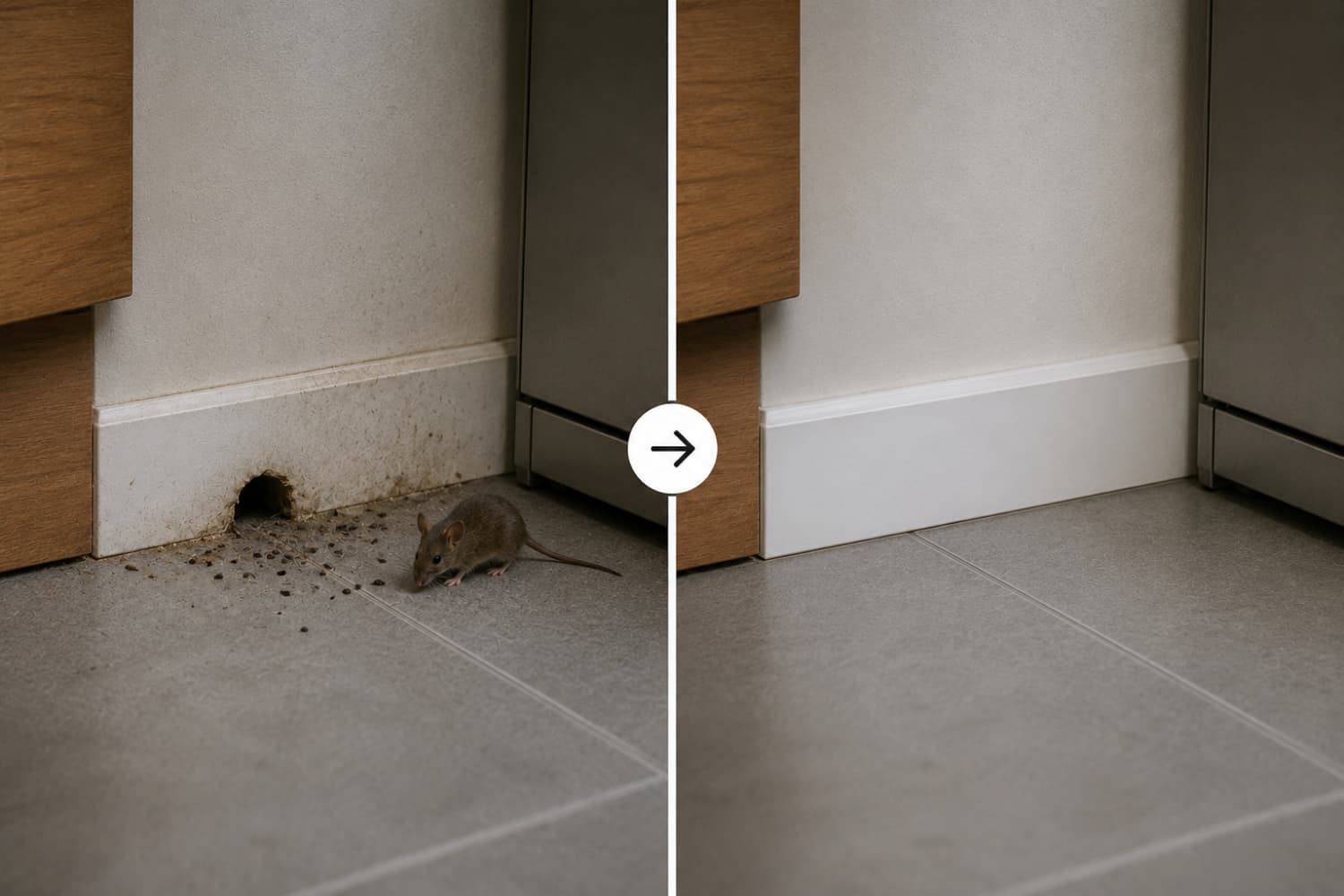 Présence de souris et mulots dans un logement à Lyon